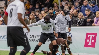 1. Spieltag der Blindenfußball Bundesliga in Stuttgart (Samstag)