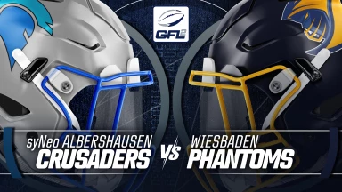 GFL2: syNeo Albershausen Crusaders vs. Wiesbaden Phantoms