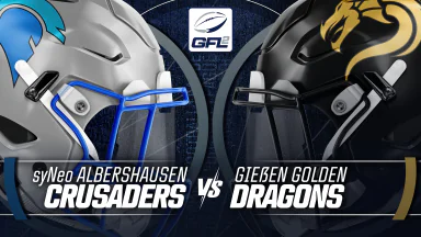 GFL2: syNeo Albershausen Crusaders vs. Gießen Golden Dragons