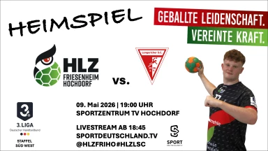 3. Liga: Staffel Süd-West - HLZ Friesenheim-Hochdorf II vs. Longericher SC Köln