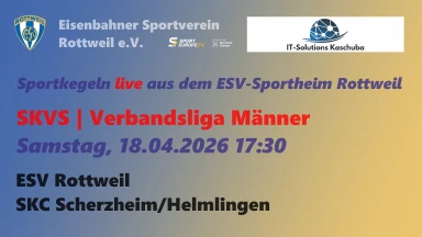 SKVS | Verbandsliga Männer | ESV Rottweil - SKC Scherzheim/Helmlingen