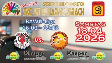 BAWÜ Liga - Männer: SKC Unterharmersbach II - KV Liedolsheim I