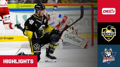 DEL2 Finale: Krefeld Pinguine vs. EC Kassel Huskies - Spiel 1 I Highlights