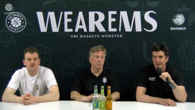 Pressekonferenz: Uni Baskets Münster vs. Artland Dragons