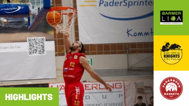 ProA: Bozic Estriche Knights Kirchheim vs. Paderborn Baskets | Highlights