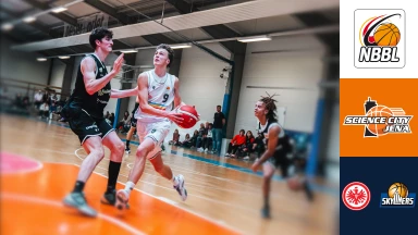 NBBL-Playoffs: Science City Jena vs. Eintracht Frankfurt / SKYLINERS - Runde 2 - Spiel 2