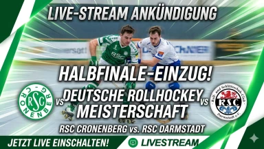 DRIV Pokal 1/4 Finale Herren - RSC Cronenberg vs. SGR Darmstadt