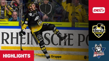DEL2 Finale: Krefeld Pinguine vs. EC Kassel Huskies - Spiel 3 I Highlights