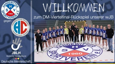 JBLH wB VIERTELFINALE: Handewitter SV vs. HC Erlangen