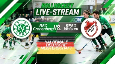 Rollhockey Herren Deutsche Meisterschaft Play-Off 1/2 Finale RSC Cronenberg vs. RESG Walsum