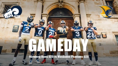 GFLJ: Nürnberg Rams U20 vs. Wiesbaden Phantoms U20
