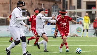 2. Spieltag der Blindenfußball-Bundesliga 2026 in Leipzig - Samstag
