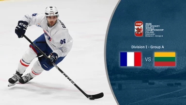 Frankreich vs. Litauen - Div I A - kommentiert von Romain Grimaud