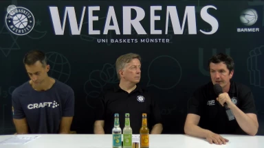 Pressekonferenz: Uni Baskets Münster vs. Phoenix Hagen