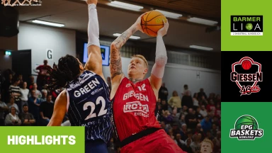 ProA: GIESSEN 46ers vs. EPG Baskets Koblenz | Highlights