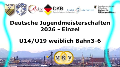 Classic Kegeln - Deutsche Jugendmeisterschaften 2026 - U14/U19 weibl. Bahn3-6