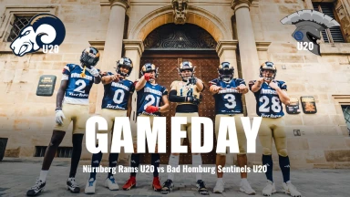 GFLJ: Nürnberg Rams U20 vs. Bad Homburg Sentinels U20