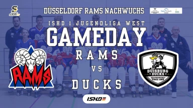 [Skaterhockey - 1. Jugendliga West] Düsseldorf Rams 1 - Duisburg Ducks 1