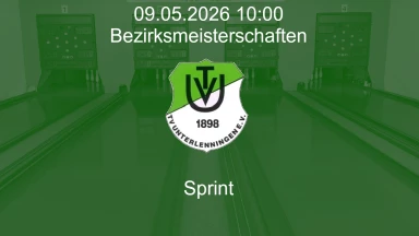 Bezirksmeisterschaften - Sprint
