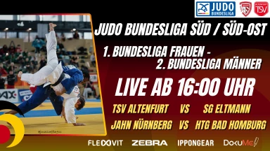 Doppelkampftag - Judo Bundesliga Frauen Süd-Ost - 2. Bundesliga Männer Süd - 4. Kampftag - Nürnberg - 09.05.2026