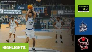 ProA Viertelfinale: HAKRO Merlins Crailsheim vs. GIESSEN 46ers - Spiel 1 | Highlights