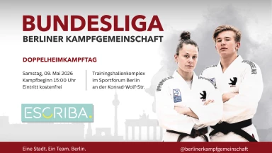 LIVE-TEST: Doppelkampftag Berliner Kampfgemeinschaft in der Judo-Bundesliga