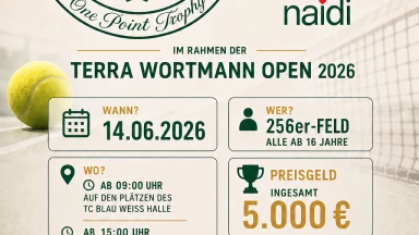 TERRA WORTMANN OPEN Naidi one point Trophy