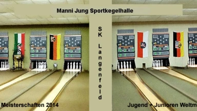 XVII. Weltmeisterschaften  im Schere-Sportkegeln  , Tag 1 Bahnen 5-8