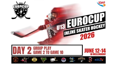 IISHF U13 European Cup 2026 - Saturday 13th June 2026 - 08:00 am 1/2