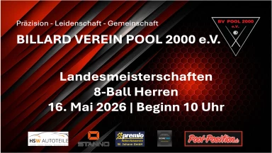 Landesmeisterschaften Herren 8-Ball | Tisch 2