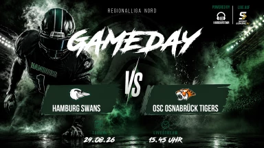 Regionalliga Nord | Hamburg Swans vs. OSC Osnabrück Tigers