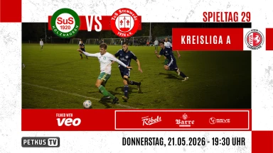 🔴 LIVE | SuS Holzhausen 🆚 TuS Stemwede | Verfolgerduell unter Flutlicht