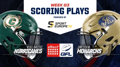 effect® ENERGY GFL: Highlight-Festival: Kiel Baltic Hurricanes vs. Dresden Monarchs
