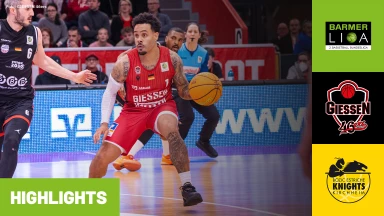 ProA Halbfinale: Giessen 46ers vs. Bozic Estriche Knights Kirchheim - Spiel 2 | Highlights