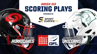 effect® ENERGY GFL: Rekordverdächtiger Start! Saarland Hurricanes vs. Schwäbisch Hall Unicorns