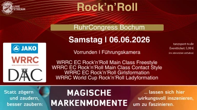 WRRC European Championships Rock'n'Roll Qualifying Rounds Static View
