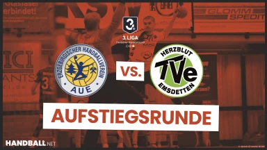 3. Liga: Aufstiegsrunde 2: EHV Aue vs. TV Emsdetten