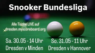 Snooker Bundesliga - Dresden v Minden - Tisch 1