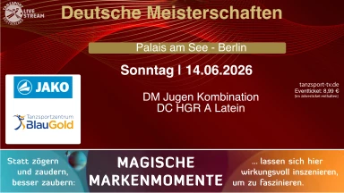 Deutsche Meisterschaften 2026 Jugend Kombi / Deutschlandcup Hauptgruppe A Latein