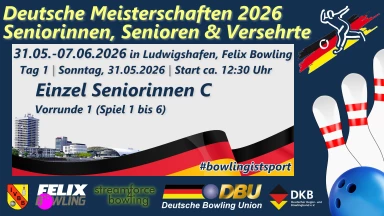 DM Senioren 2026 - Seniorinnen C (Vorrunde 1) | Bahn 5-10