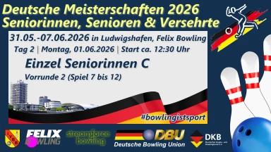 DM Senioren 2026 - Seniorinnen C (Vorrunde 1) | Bahn 23-28