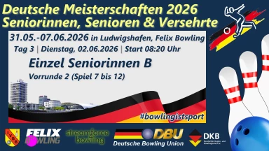 DM Senioren 2026 - Seniorinnen B (Vorrunde 2) | Bahn 29-34