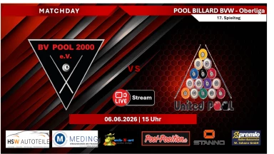 BV Pool 2000 I vs. United Pool II | Tisch 7