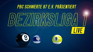 Pool Billard Bezriksliga PBC Schwerte 5. Mannschaft Tisch 3