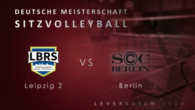 Deutsche Meisterschaft Sitzvolleyball Herren   |   Leipzig 2 - vs - Berlin