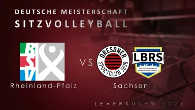Deutsche Meisterschaft Sitzvolleyball Herren |  Rheinland-Pfalz - vs - Sachsen