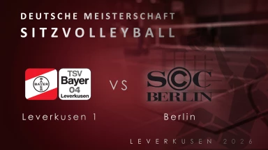 Deutsche Meisterschaft Sitzvolleyball Herren |  Leverkusen 1 - vs - Berlin