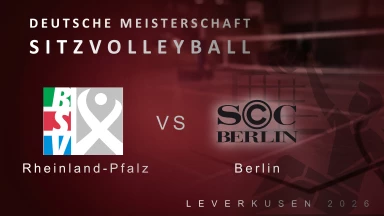 Deutsche Meisterschaft Sitzvolleyball Herren |  Rheinland-Pfalz - vs - Berlin