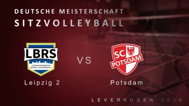 Deutsche Meisterschaft Sitzvolleyball Herren |  Leipzig 2 - vs - Potsdam