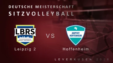Deutsche Meisterschaft Sitzvolleyball Mixed | Leipzig 2 - vs - Hoffenheim